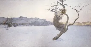 Bildende Kunst Drucke: Österreich Wien Die Bösen Mütter Öl auf Leinwand 105 x 200 cm