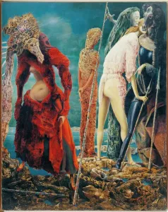 Drucke von Max Ernst (1891–1976), Der Antipapst, 1941 Kunstwerke Des Surrealismus Drucke: Italien, Venedig, Antipapst