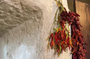 Getreider Pfeffer aus Matera in den Sassi von Basilikat, Italien, Europa
