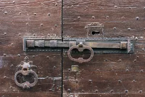 Gerahmter Druck : Alte Schraube Gerahmter Druck : Alte Schraube