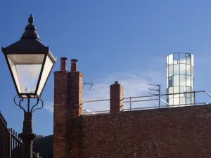 Blick auf die Oxforder Skyline von der Bulwarkslane