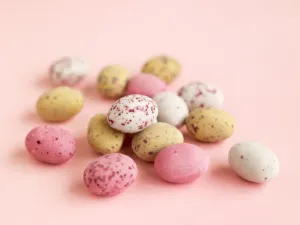 Easter Egg Studio Photography Drucke: Candy easter eggs
