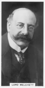 Drucke von Alfred Moritz Mond, 1.Baron von Melchett (* 1868; † 1930), britischer Industrieller und Politiker. Vorsitzender der Imperial Chemical Industries ab 1926. Sohn des Ludwig Mond (*1839-1909) Industrielle Drucke: Albert Moritz von Montecchi, 1