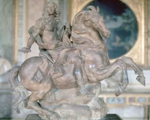 Denkmal für Ludwig XIV., 1670. Terrakottah. Gian Lorenzo Bernini (1598-1680), italienischer Künstler