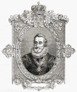 Drucke von Heinrich IV., auch Heinrich von Navarra oder Bourbon, 1553-1610, König von Navarra (als Heinrich III) 1572-89. Erster bourbonischer König Frankreichs, 1589-1610 Porträts Der Französischen Revolution Drucke: Heinrich IV.