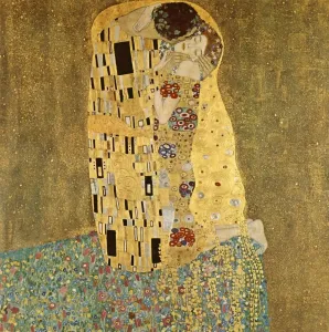 Drucke von Gustav Klimt 1862 - 1918. Die Kiss war von Gustav Klimt gemalt und ist wahrscheinlich seine bekannteste Arbeit Gustav Klimt Drucke: Gustav Klimt 1862-1918, Die Kirche im Goldraum