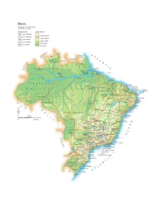 Karte von Brasilien