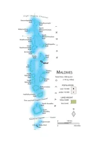 Drucke von Karte der Malediven Karte Drucke: Karte der Malediven