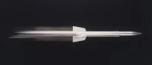 Drucke von Ein silberner Rakete Wissenschaft Und Technologie Drucke: Ein silberner Rakete