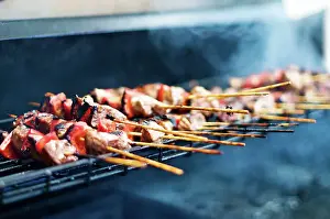 Drucke von Balkon-Lunch Bilder Datiert 2015 November: Grillbrot Mittagessen