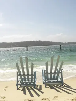 Australian Beach Scenery Drucke: Beach Picnic