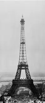 Eiffel Tower Construction Drucke: Eiffel Construction 11