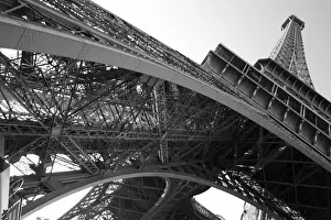 Famous Landmarks In France Drucke: Eiffel tower