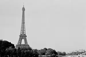 French Capital City Landmarks Drucke: Eiffel Tower Paris