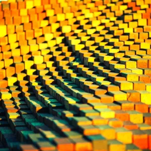 Selective Focus Images Drucke: Pattern (Stack of golds0