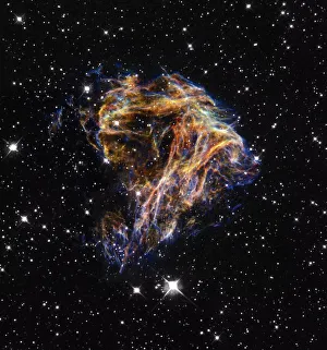 Hubble Weltraum Feuerwerk