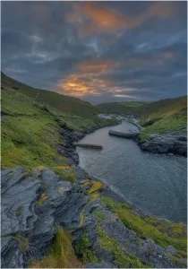 Boskastel Hafen, Kornwall, England