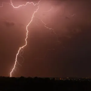 Drucke von Zündung in Sydney Blitzeinschlag Drucke: Lightning