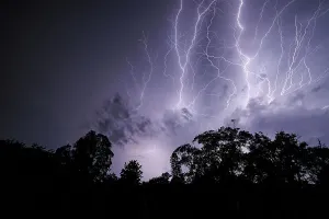 Australian Lightning Storm Drucke: Lightning at night