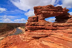 Rock Formations In Australia Drucke: Natures Window
