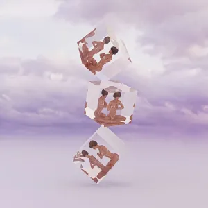 Augmented Wirklichkeit , Balance , Gleichgewichtsakt , Braune Haare , sorgfältig , Wolkenbank