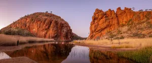 Traumzeit Drucke: Gletscherhölle Glen Helen Gorge