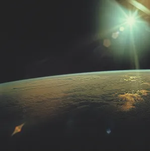 Weltraum Drucke: Erde von oben