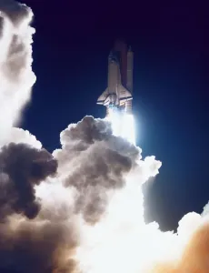 Australian Space Photography Drucke: Launch of the Space shuttle