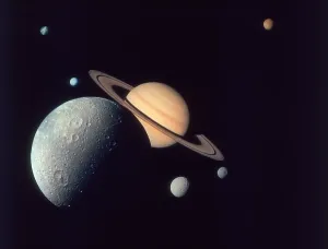 Hulton Archive Getty Images Drucke: Moons Of Saturn