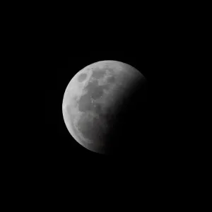 Brisbane Drucke: Teilbereich eines lunaren Eclipses einer vollen Mondwelle