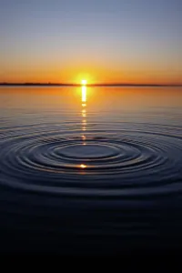 Australian Sunset Drucke: Sunset Splash