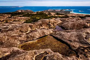 Western Australia Outback Drucke: View from the top of Mount Arid to Cape Arid