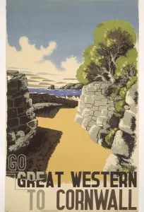 Cornwall Drucke: Fahren Sie mit dem Großen Westen nach Cornwalles, Poster der GWR aus dem Jahr 1932