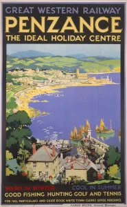 Penzance, GWR Poster 1923 - 1947