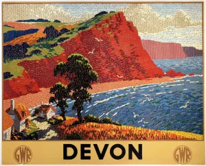 Great Western Railway Posters Drucke: Devon, GWR poster, 1936