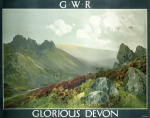 Ehrfürchtiges Devon, GWR Plakat, 1923-1947