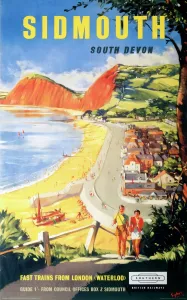 Sidmouth, BR (SR), Poster von 1959