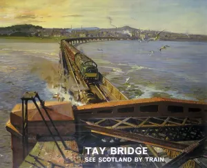 Die Taybrücke, Poster der British Railways (BR), 1957