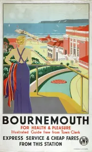 Meistverkaufte Produkte Drucke: Bournemouth, GWR Poster (1919 - 1948)