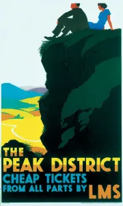 Meistverkaufte Produkte Drucke: Der Peak-Distrikt, Poster der LMS um 1935