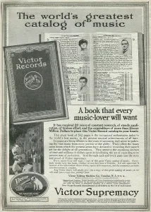 Vintage Advertising Drucke: Ad For 'Victor Talking Machine'
