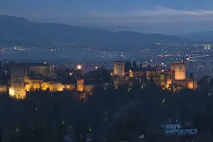 Travel Destinations In Spain Drucke: Alhambra