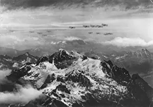 Vintage Bomber Planes Drucke: Alpine Bombers