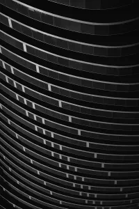 Black And White Architecture Prints Drucke: Study of Patterns and Lines