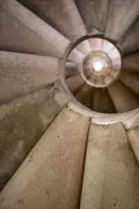 Spiral Staircase Photography Drucke: The endless spiral