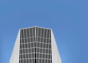 Commercial Building Photography Drucke: Balanced Grid Pattern