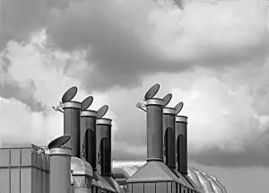 Industrial Landscape Art Drucke: The Cloud Forge