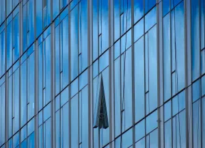 Modern Architecture Images Drucke: Cloud Reflections