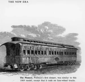 Historic Train Photography Drucke: Pullmans First Sleeper