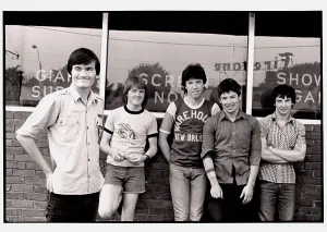 Drucke von Nördlich Irischer Punkband, The Undertones, in Boston, Massachusetts, USA, circa 1980. (Foto von BC Kagan/Getty Images) Musik Drucke: Die Undertones